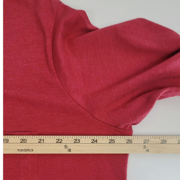 ARIAT REBAR COTTON STRONG LONG SLEEVE QUALITY TSHIRT IN HEATHERED RED, SZ 2XL - Picture 11 of 13